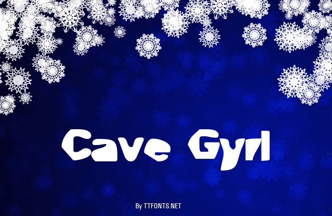Cave Gyrl example
